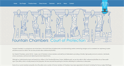 Desktop Screenshot of fountainchambers.co.uk